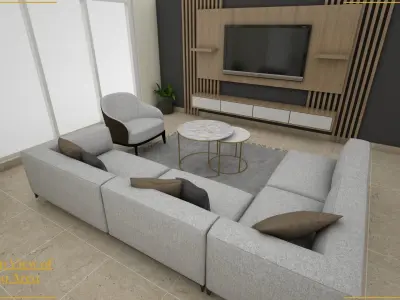 3D Floor Plan  with Interior Renders 3D model
