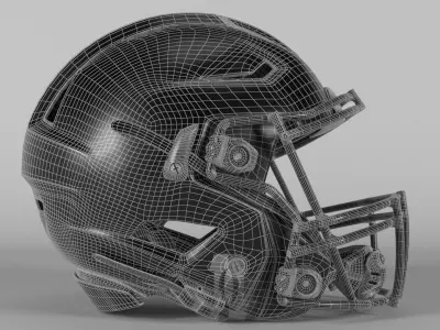 LAS VEGAS RAIDERS Helmet Football AFC WEST PBR updated 2025 3D model