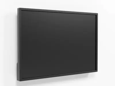 Screen monitor wall display 3d model 3D model