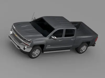 Chevrolet Silverado High Country StB 2016 3D model