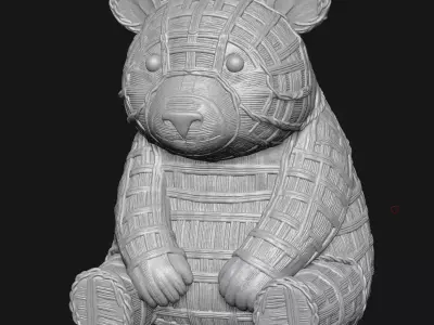 panda 3D print model