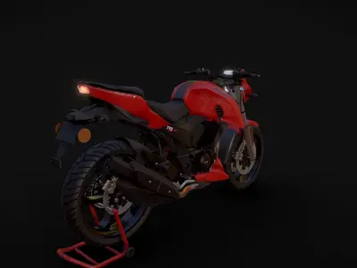TVS Apache RTR 200 4V 3D model