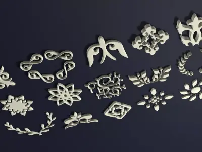 ARCHITECTURAL KITBASH R1 3D model