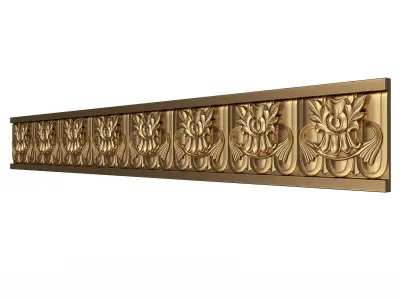Ornament Element Molding 031 Low-poly 3D model