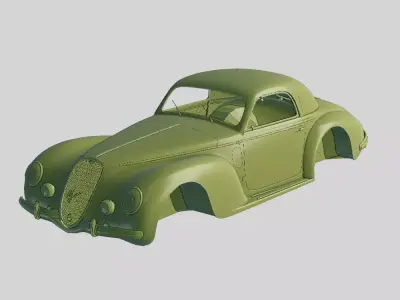 Alfa Romeo 6c 2500 1939 Printable Body 3D print model
