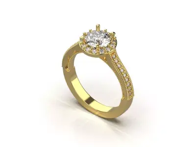 ring code 119 3D print model
