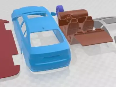 Lexus GS 300h 2014 Printable Car  3D print model