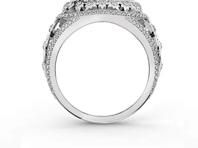 Band Ring 3D print model