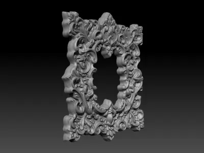 Bas relief Frame 240506 01 3D print model