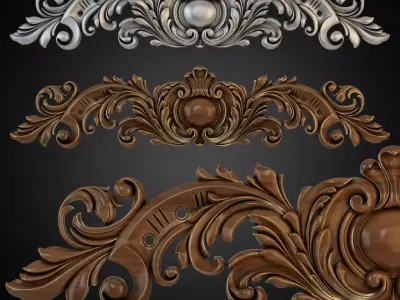 Decor Horizontal 001 3D model