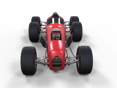 Upgraded Pat Clancy Special six-wheeler 3D model