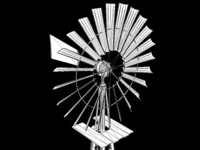 Old Steel Mill PBR Low-poly 3D model