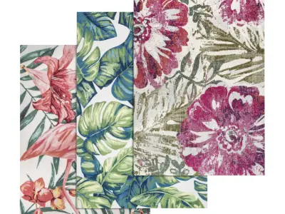 Rug Set 1563 3D model
