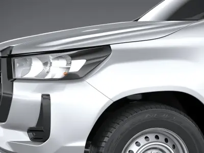 Toyota Hilux Regular Cab 2021 3D model