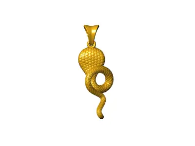 SNAKE PENDANT 3D print model