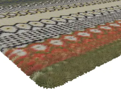 Rug Set 2081 3D model