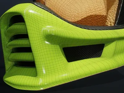 Mx Helmet  Game Asset Free 3D model