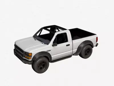 Performance Utility Pickup Truck Off-Road Inspired Design 04 3D model