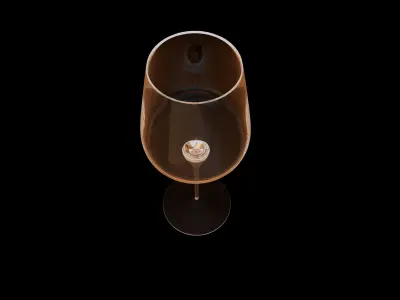 Water Drinking Glass  Free 3D model