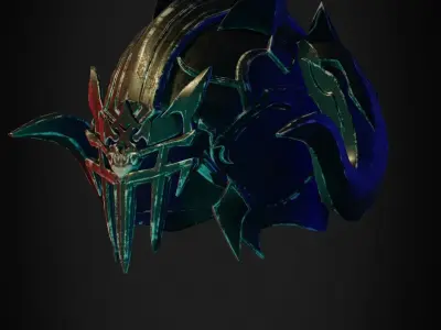 Final Fantasy 14 Chaos Helmet for Cosplay 3D print model