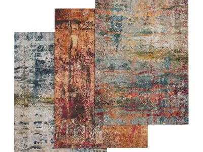 Rug Set 2099 3D model