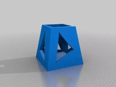 Box Vase Free 3D print model 2