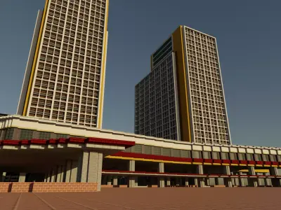 Simon Bolivar Center 3D model