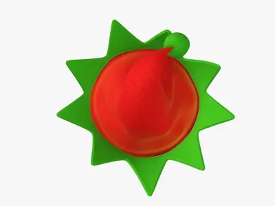 Simple elf hat 3D model