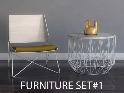 Furniture set 1 3D model