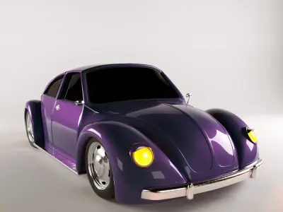 beetle volkswagen 3D model