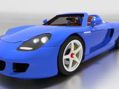 Porsche Carrera GT 3D model