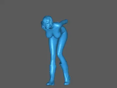 Figure Rina Sexy Girl 1-64 Scale 3D print model