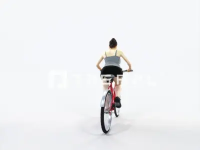 Dream 01B bicycle bike Sports Woman Low-poly 3D model