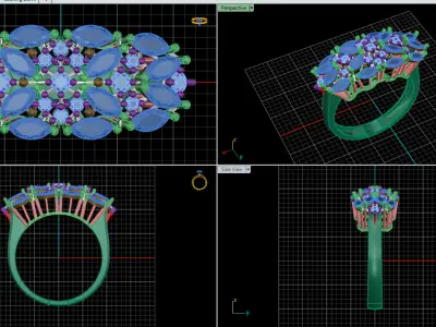 jewelry ring 288 3D print model