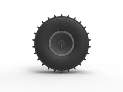 Offroad wheel 41 Scale 1 to 20 3D print model