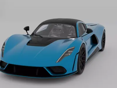 Hennessey Venom F5 3D model get