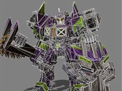 Johnson Death Ride Skin Low-poly 3D model