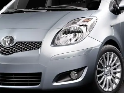 toyota yaris 5d 2009 3D model