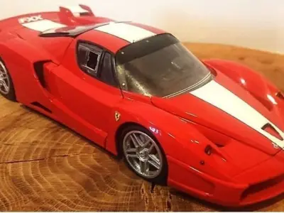 Hotwheels Ferrari FXX Wheels 3D print model