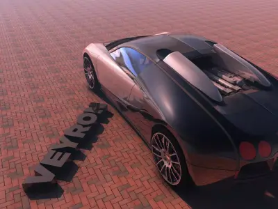 Bugatti Veyron 3D model