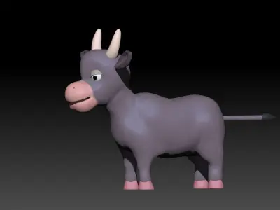 Cow 3d model 3D model purchase