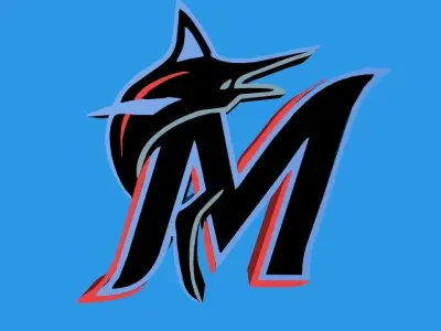 Miami Marlins Team Logo 3D model