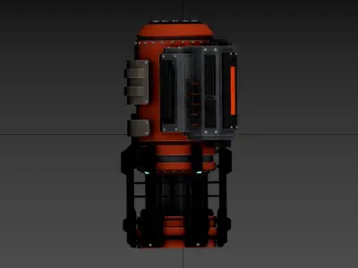 3D model of a mechanical or industrial object 3D model