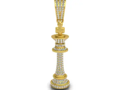 Luxury Fancy Pendents 3D print model