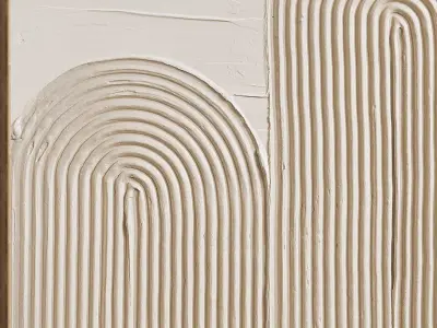 Plaster Two Photo Frame 473 Low-poly 3D model