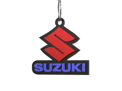 Suzuki keychain 02 3D print model