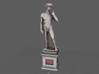 David of Michelangelo 3D model