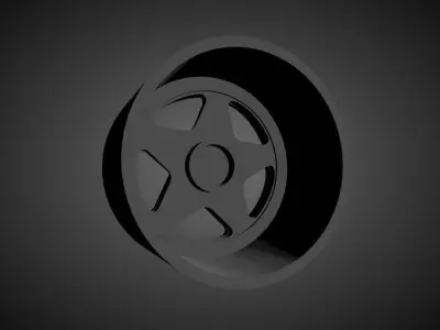 Fifteen52 Tarmac 348 scalable and Printable rim 3D print model