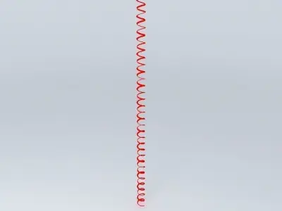 Streamer xmas decoration Free 3D model