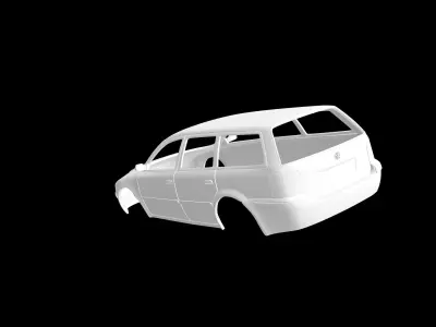 Volskwagen Passat B5 3D print model